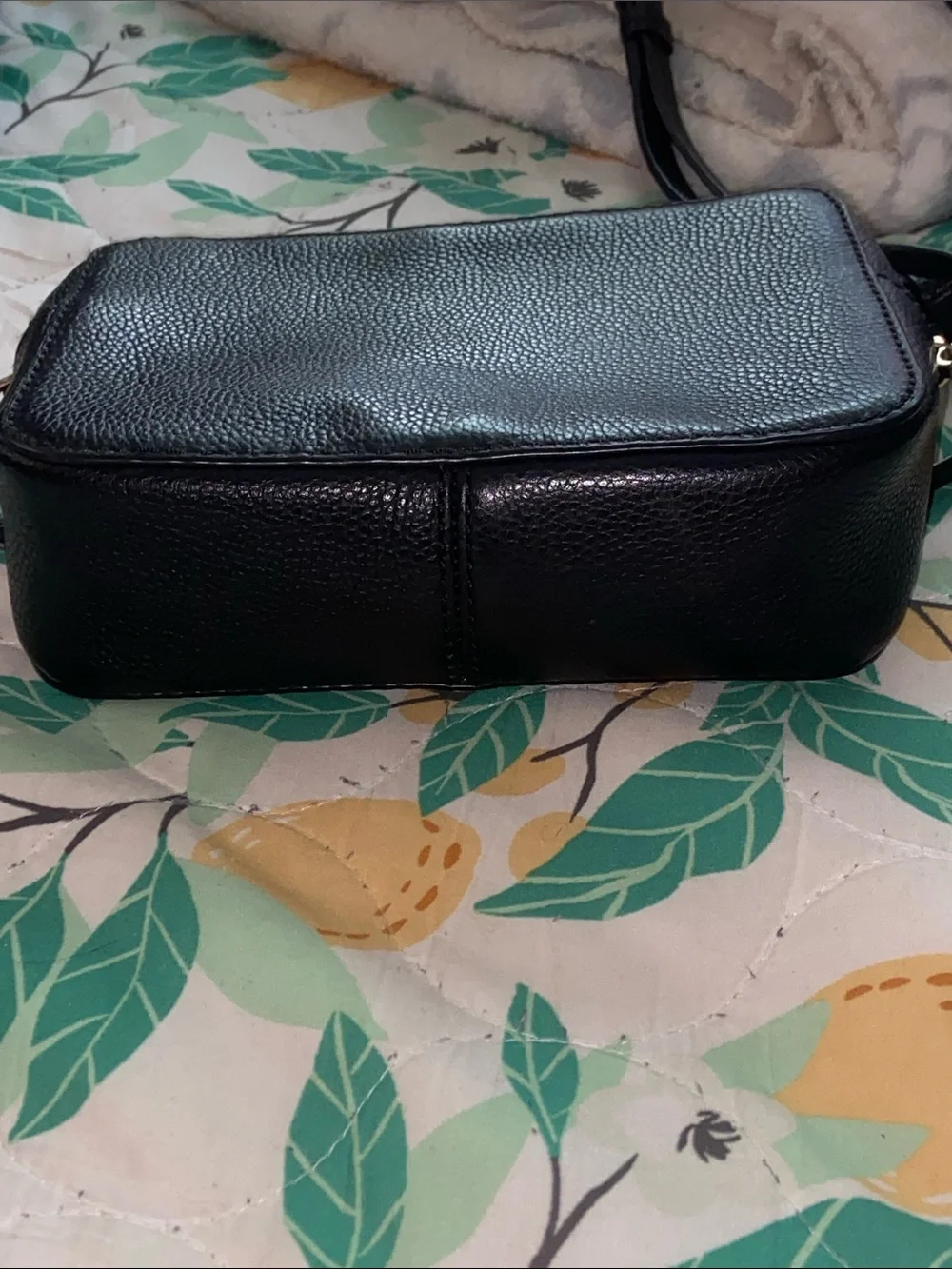 KATE SPADE ORCHARD ST ARIA BLACK Crossbody Purse Genuine Leather Camera Bag